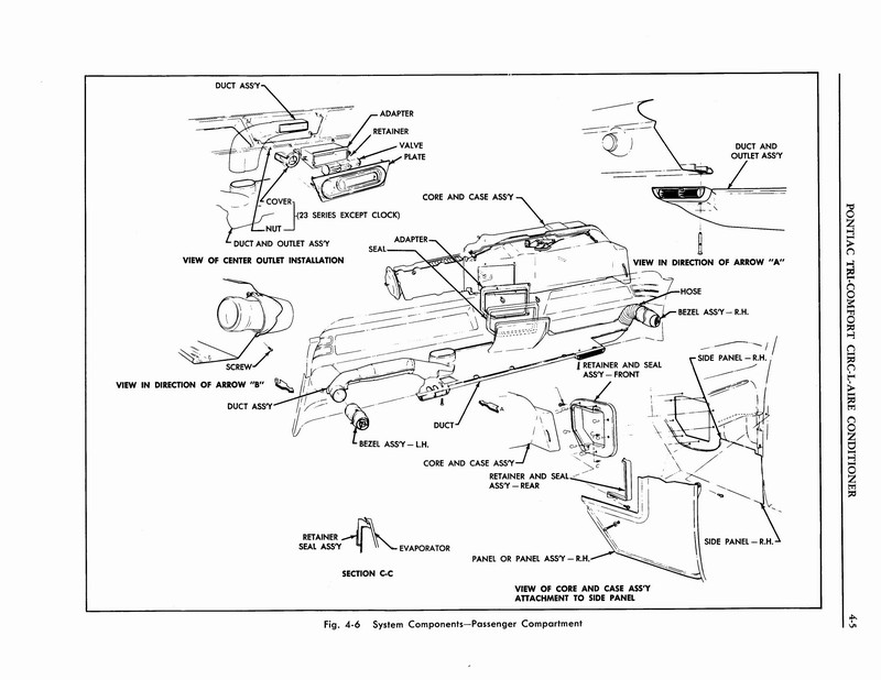 1963 Pontiac Tempest AC Manual Repairs Mechanical Page 5 of